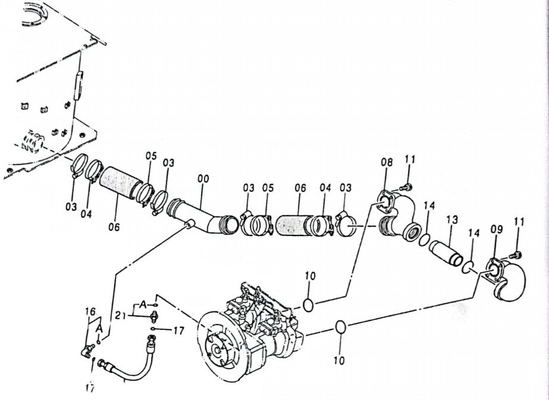 2034914 Multiple Manifold For Hitachi Ex300-5 Ex330lc/370 Pc2706